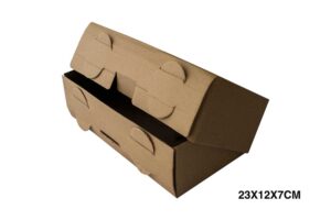 Caja para Hamburguesas y papas (Paquete 12 piezas)