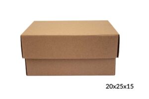 Caja de regalo tipo pastelera  20x25x15 cm (Paquete 12 piezas)