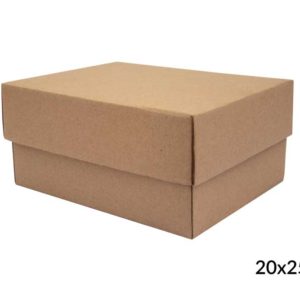 Caja de regalo tipo pastelera  20x25x15 cm (Paquete 12 piezas)