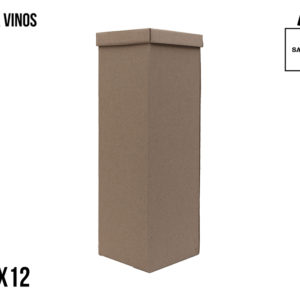 Caja para vinos (Paquete de 12 piezas)