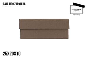 Caja tipo zapatera (Paquete de 12 piezas)