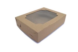 Caja y tapa con ventana y acetato