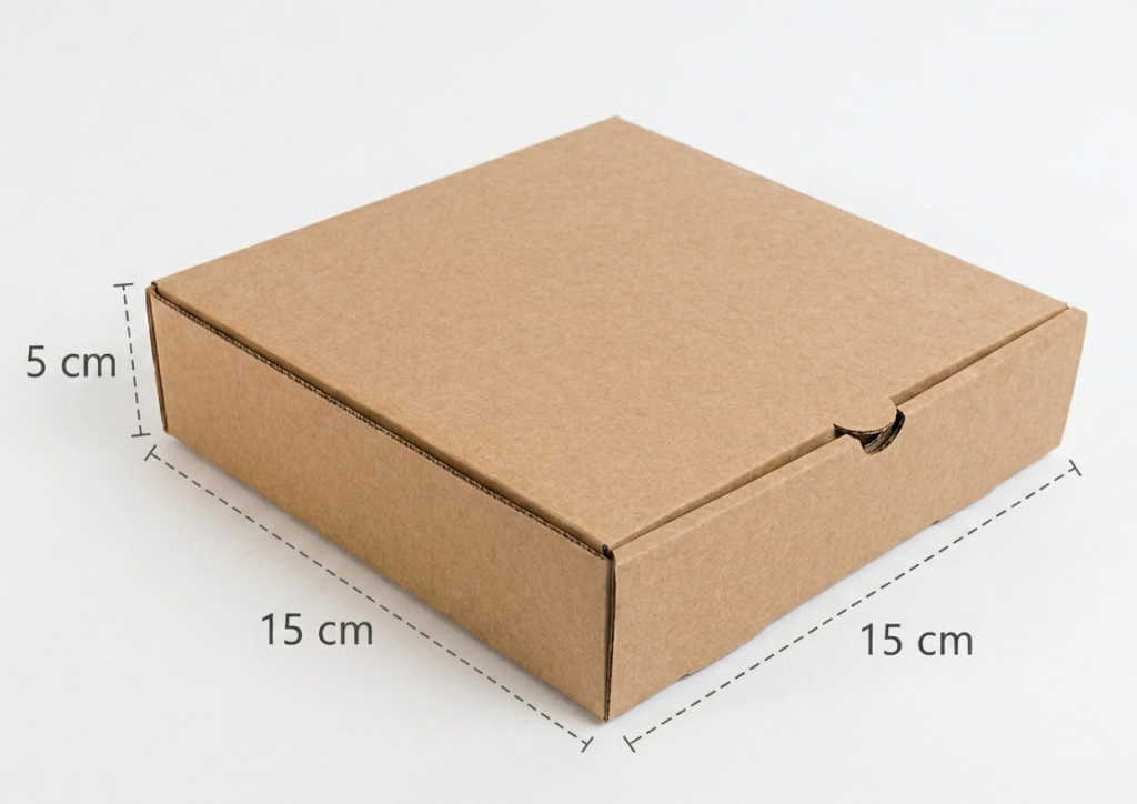 Paquete de 50 Cajas para Pizza 15x15x5 cm.