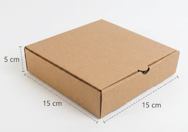 Caja para Pizza 15x15x5 cm (paquete de 50 piezas)