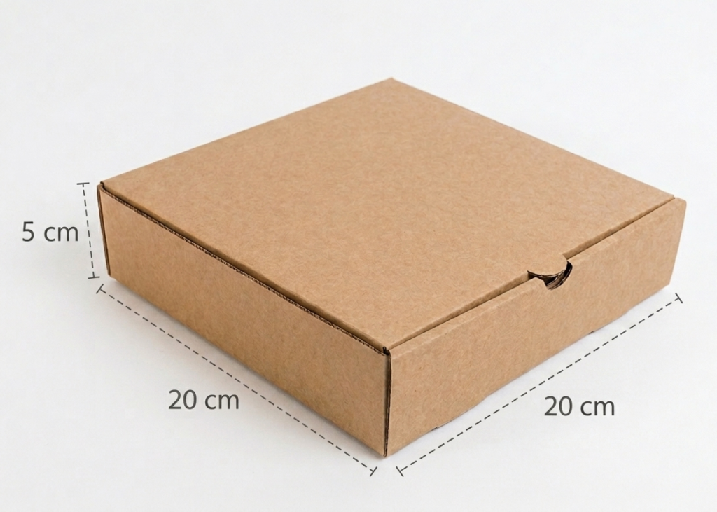 Paquete de 50 Cajas para Pizza 20x20x5 cm.