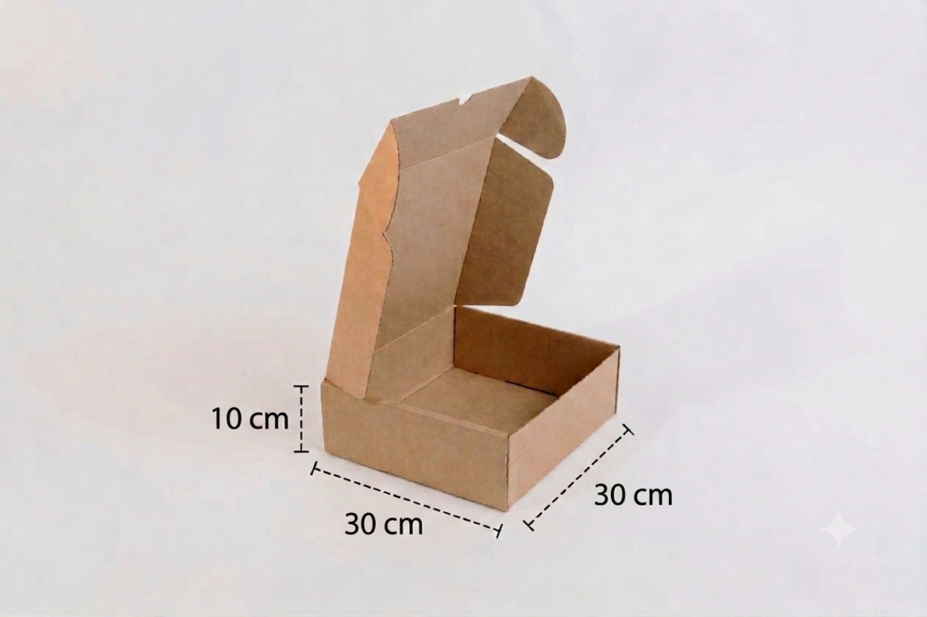 Paquete de 10 Cajas para UBER EATS o ENVIOS 30x30x10 cm.